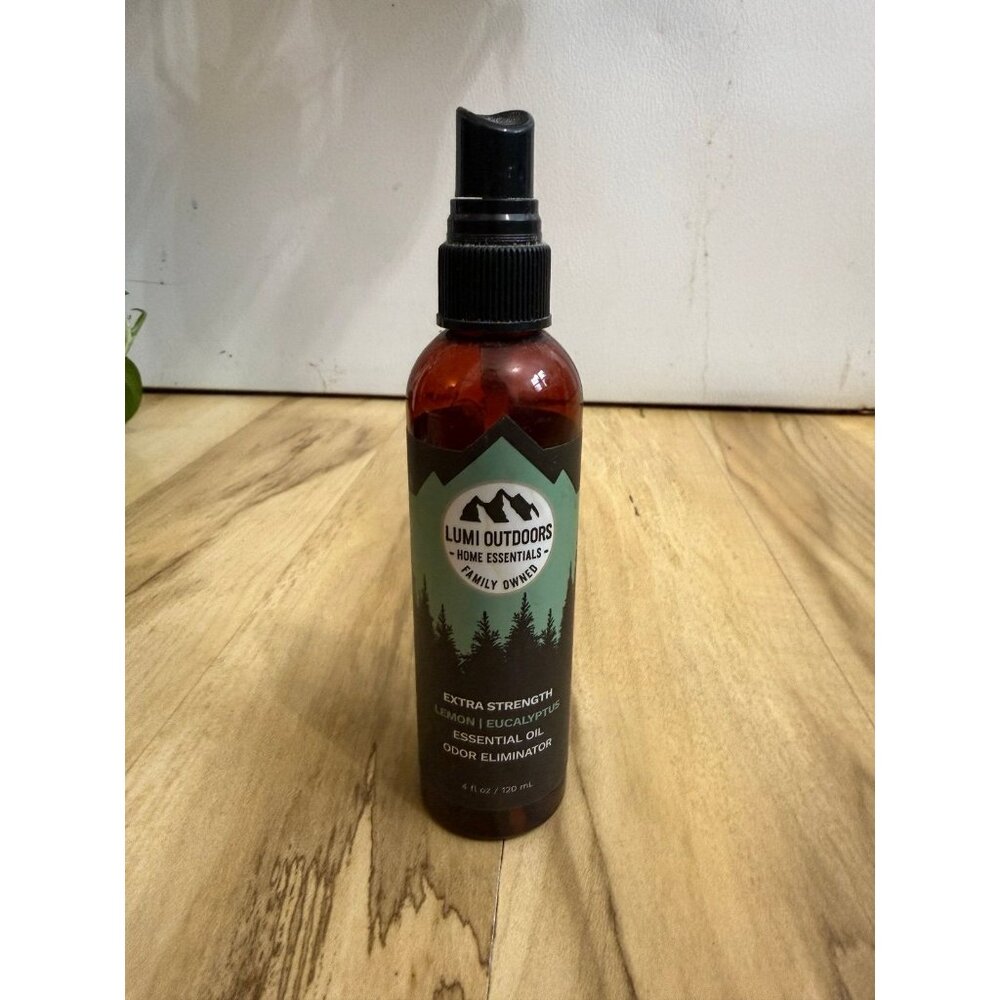 Lumi Outdoors Lemon Eucalyptus Essential Oil Odor Eliminator Spray